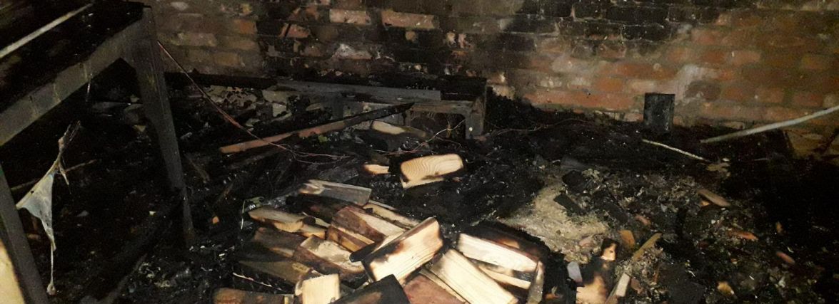У Бердичеві горів столярний цех