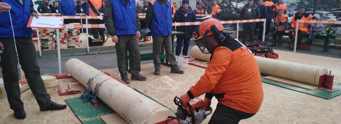 Звалювальник лісу з Житомирщини виборов 2 місце у Всеукраїнських змаганнях