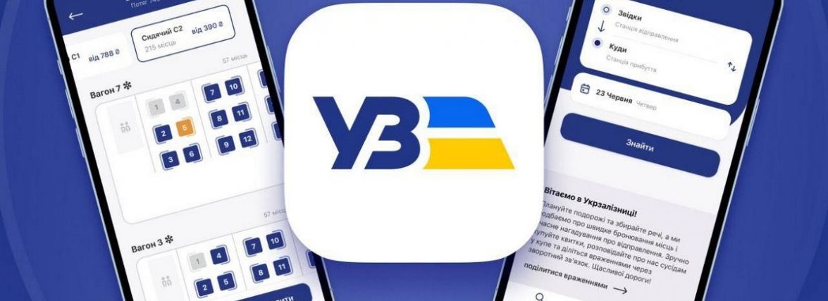 Укрзалізниця запустила власний мобільний додаток для купівлі квитків і сповіщень про рейс