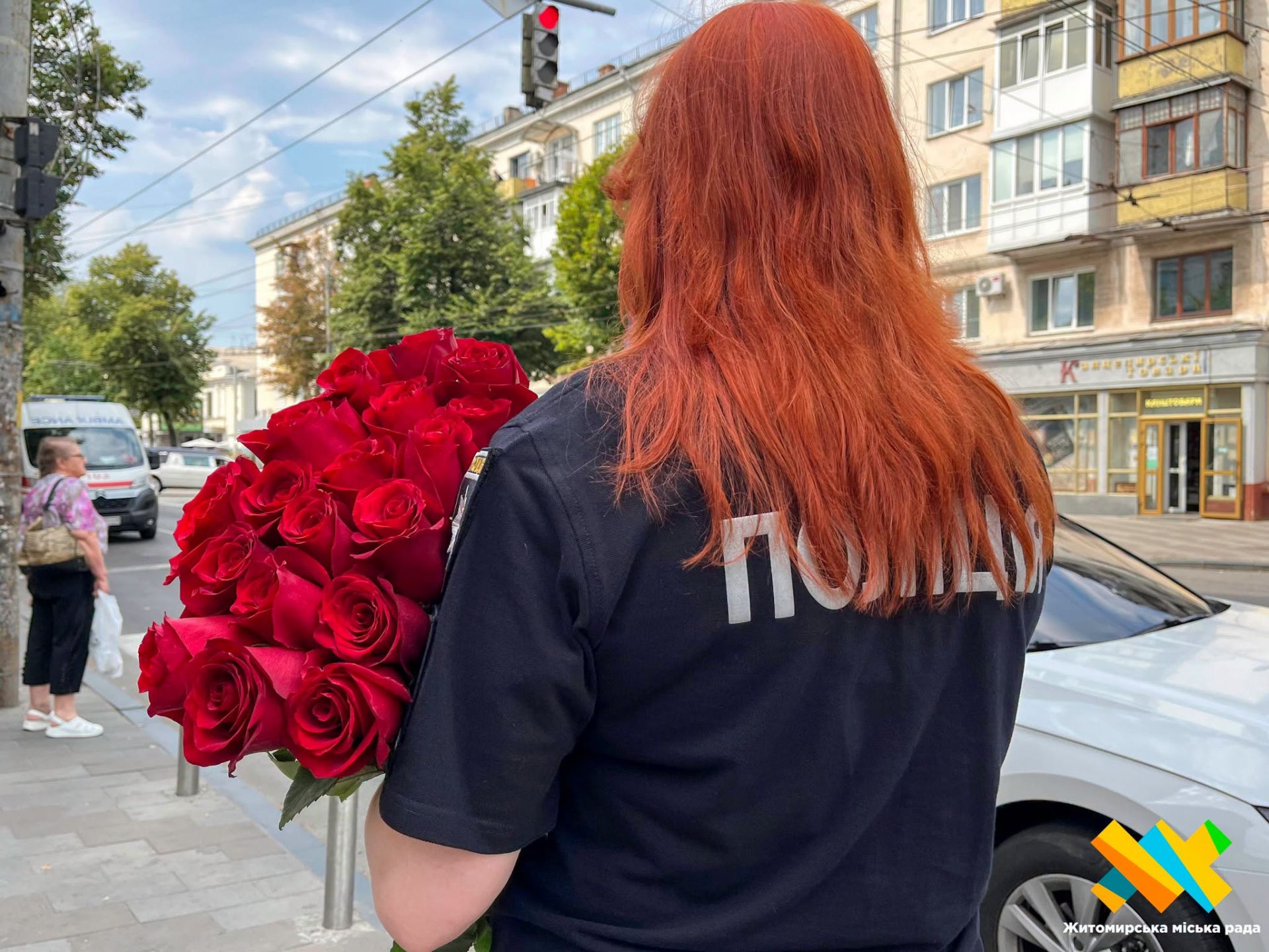 Житомир провів в останню путь загиблих від російського удару офіцерів поліції