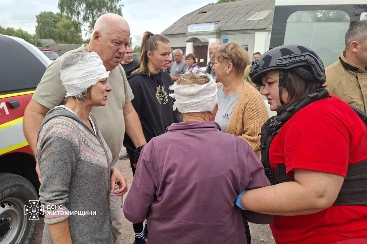 На Житомирщині  атаку постраждали шестеро людей, з них троє дітей