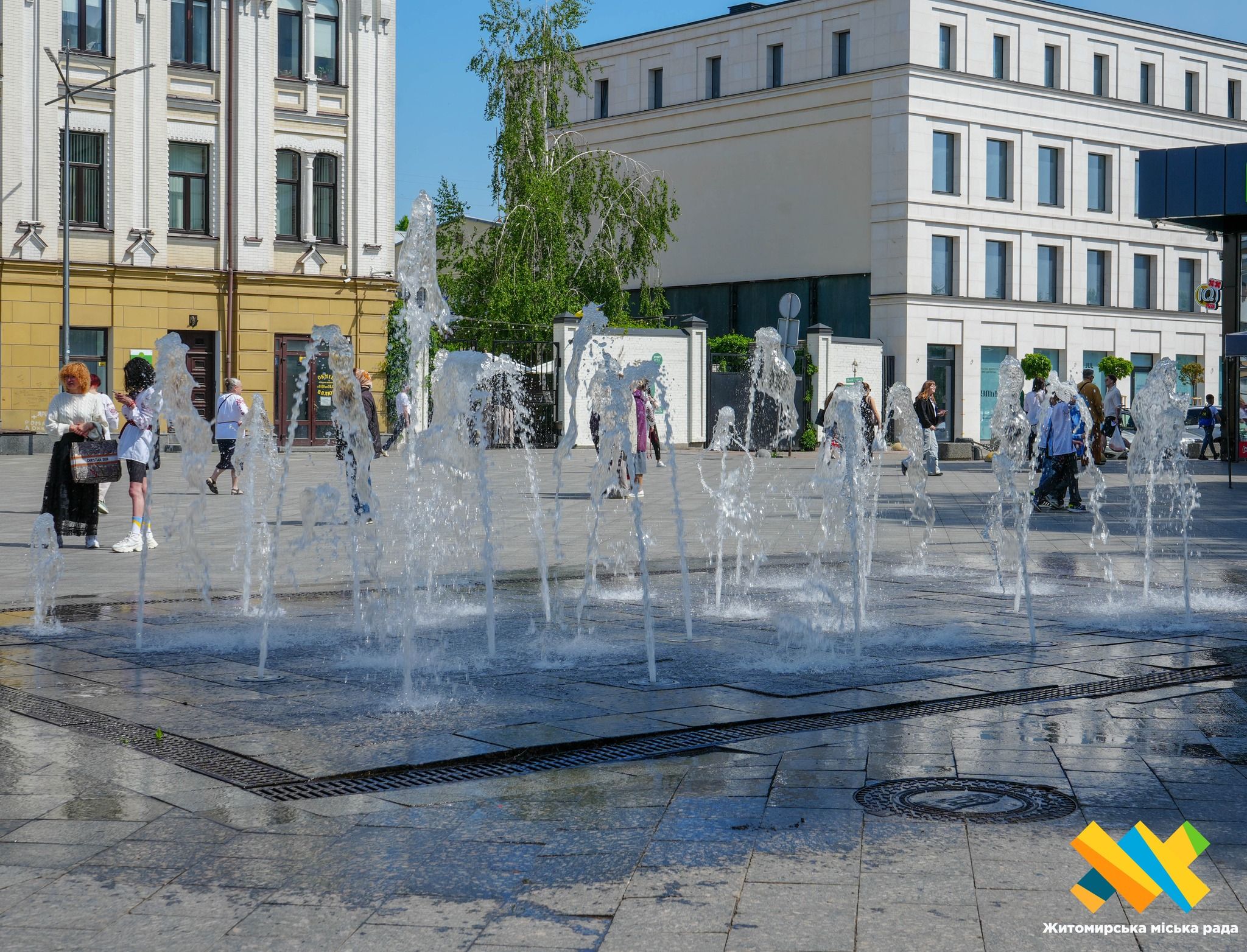 У Житомирі запрацювали фонтани