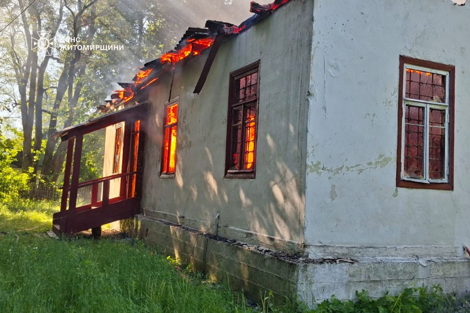 На Звягельщині горів костел