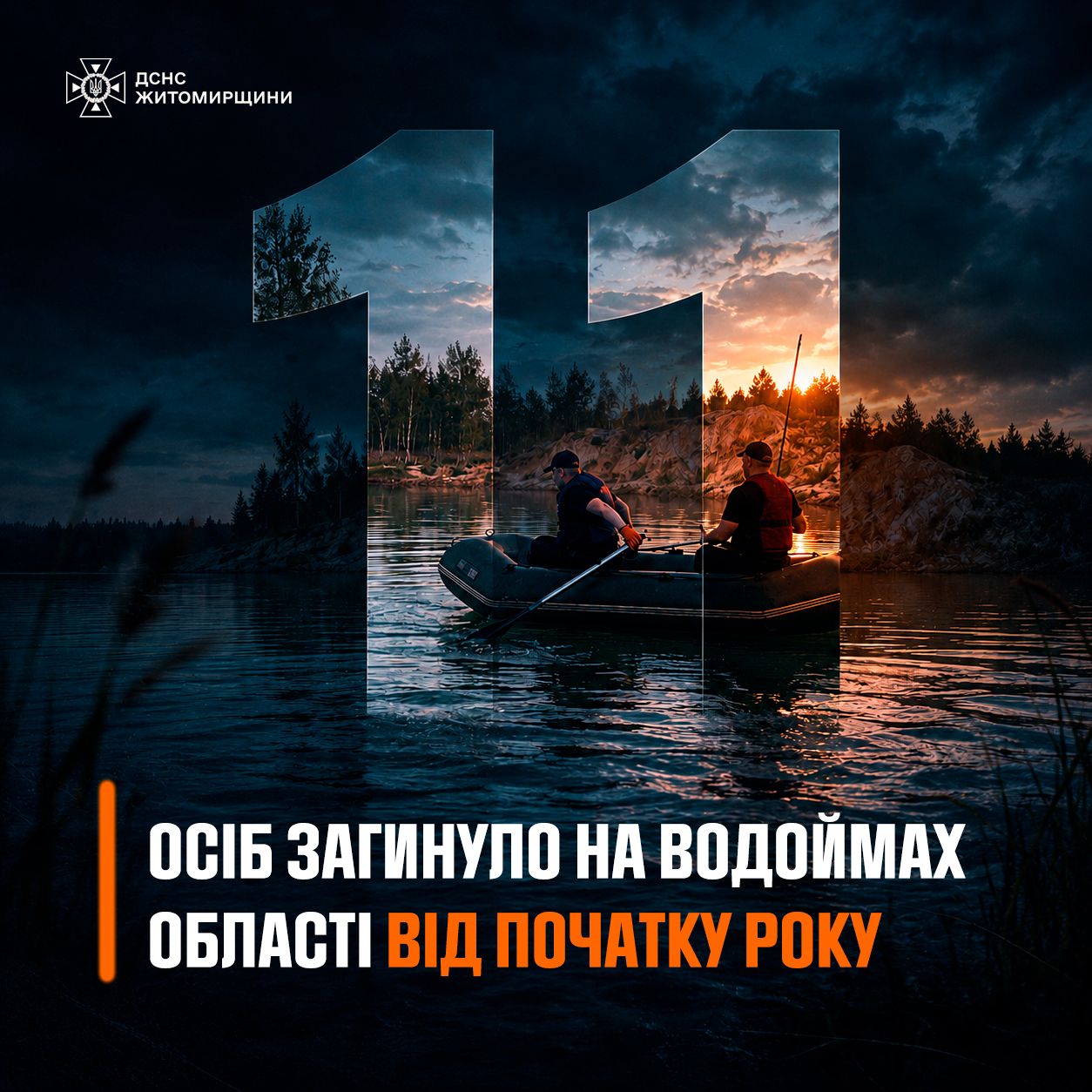 11 людей втопилися на водоймах Житомирщини з початку року