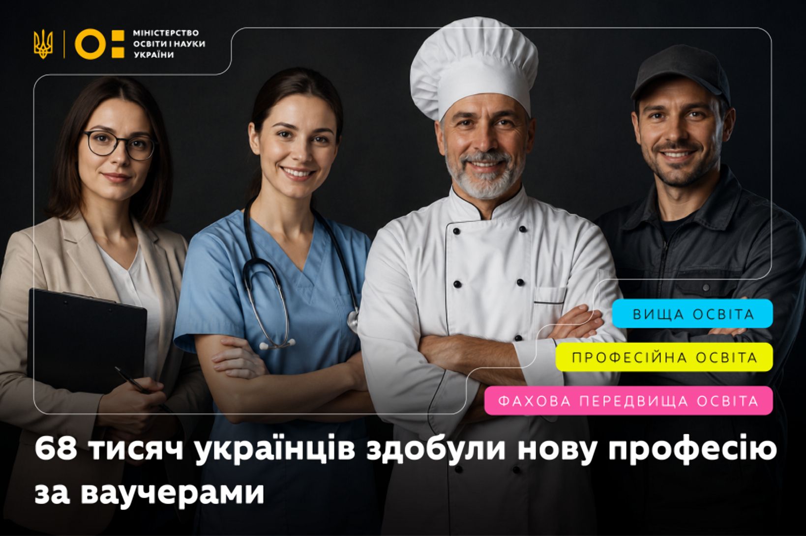 Новий фах за державний кошт: понад 2200 мешканців області оновили свій професійний профіль завдяки ваучерам на навчання