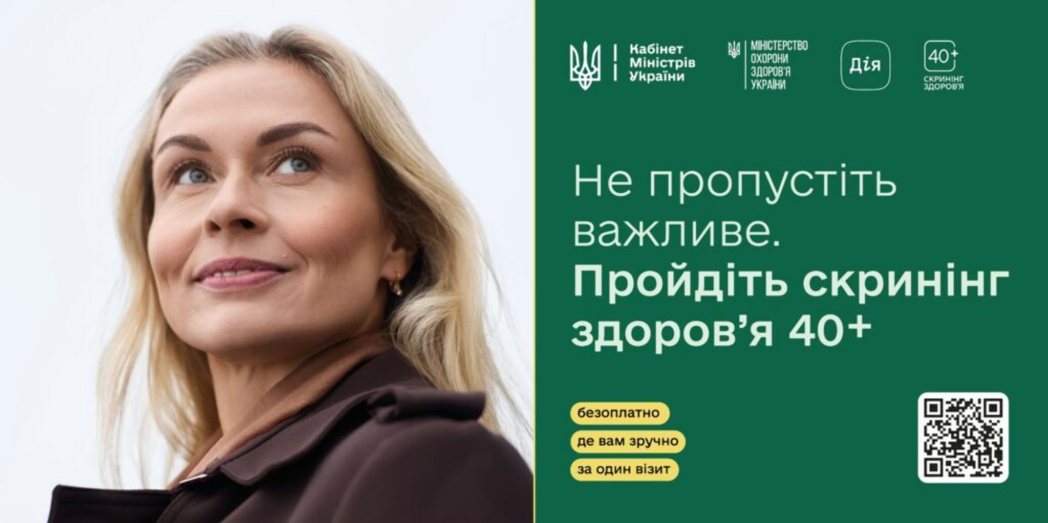 На Житомирщині майже 5 тисяч людей вже скористалися програмою «Скринінг здоров’я 40+»