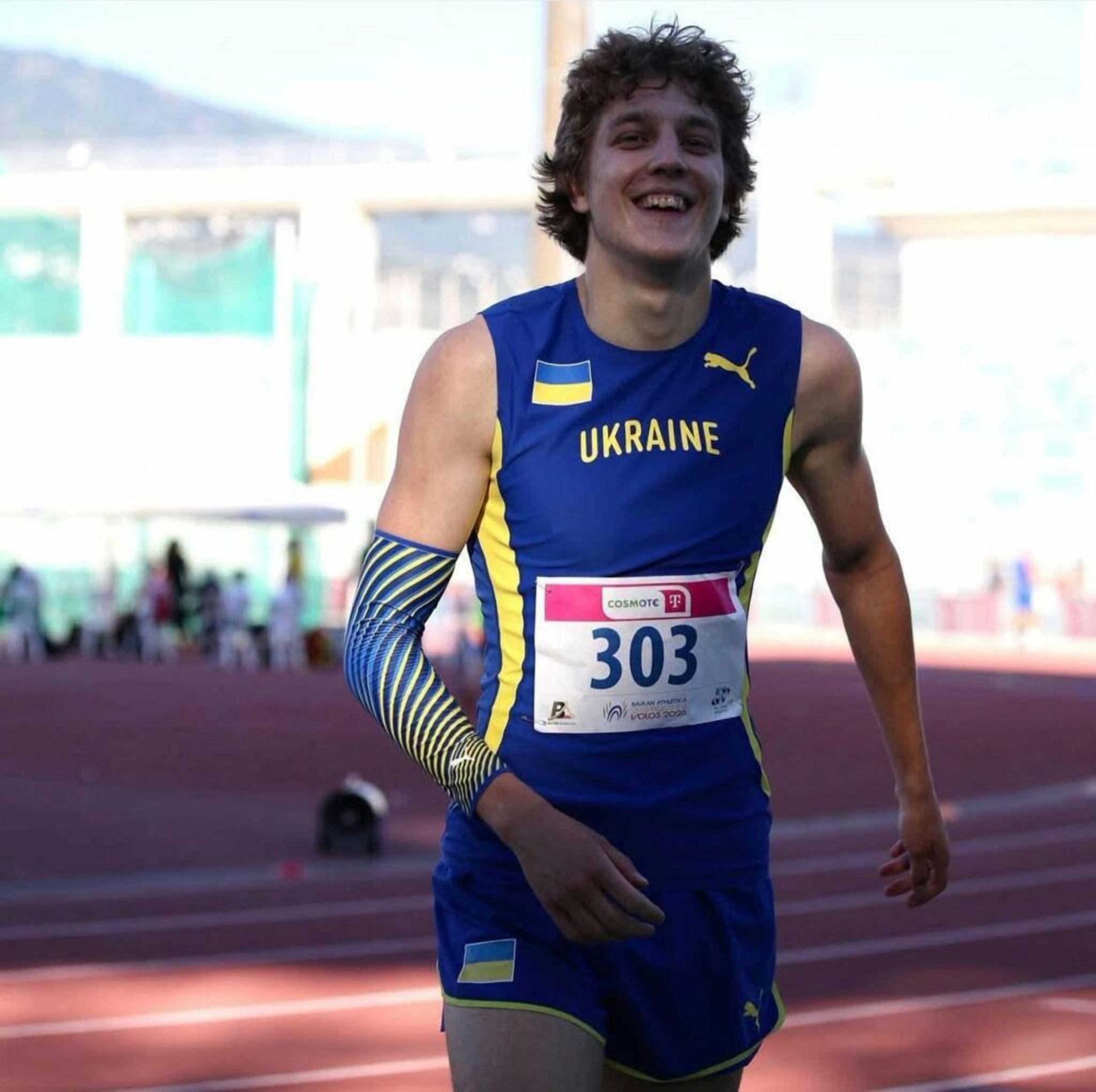Житомирський легкоатлет Дмитро Багінський виборов "золото" чемпіонату Балканської асоціації легкої атлетики