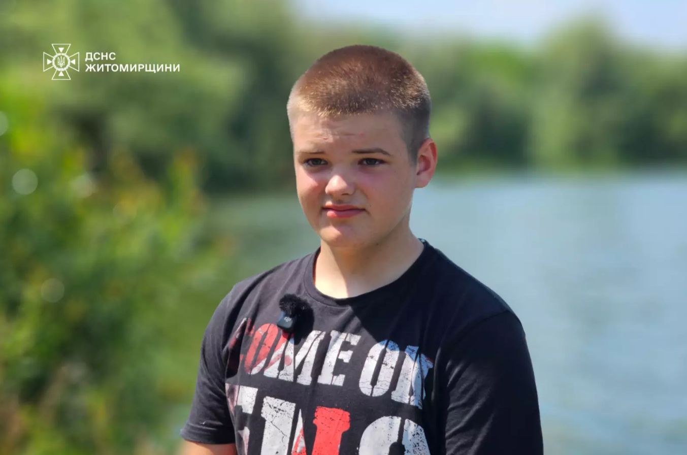 На Бердичівщині 14-річний школяр врятував друга, який міг потонути