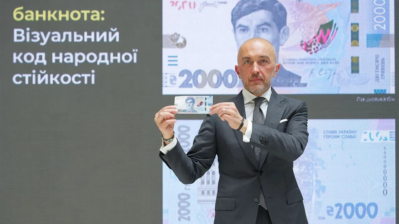4 вересня в Україні введуть в обіг купюру 2000 гривень