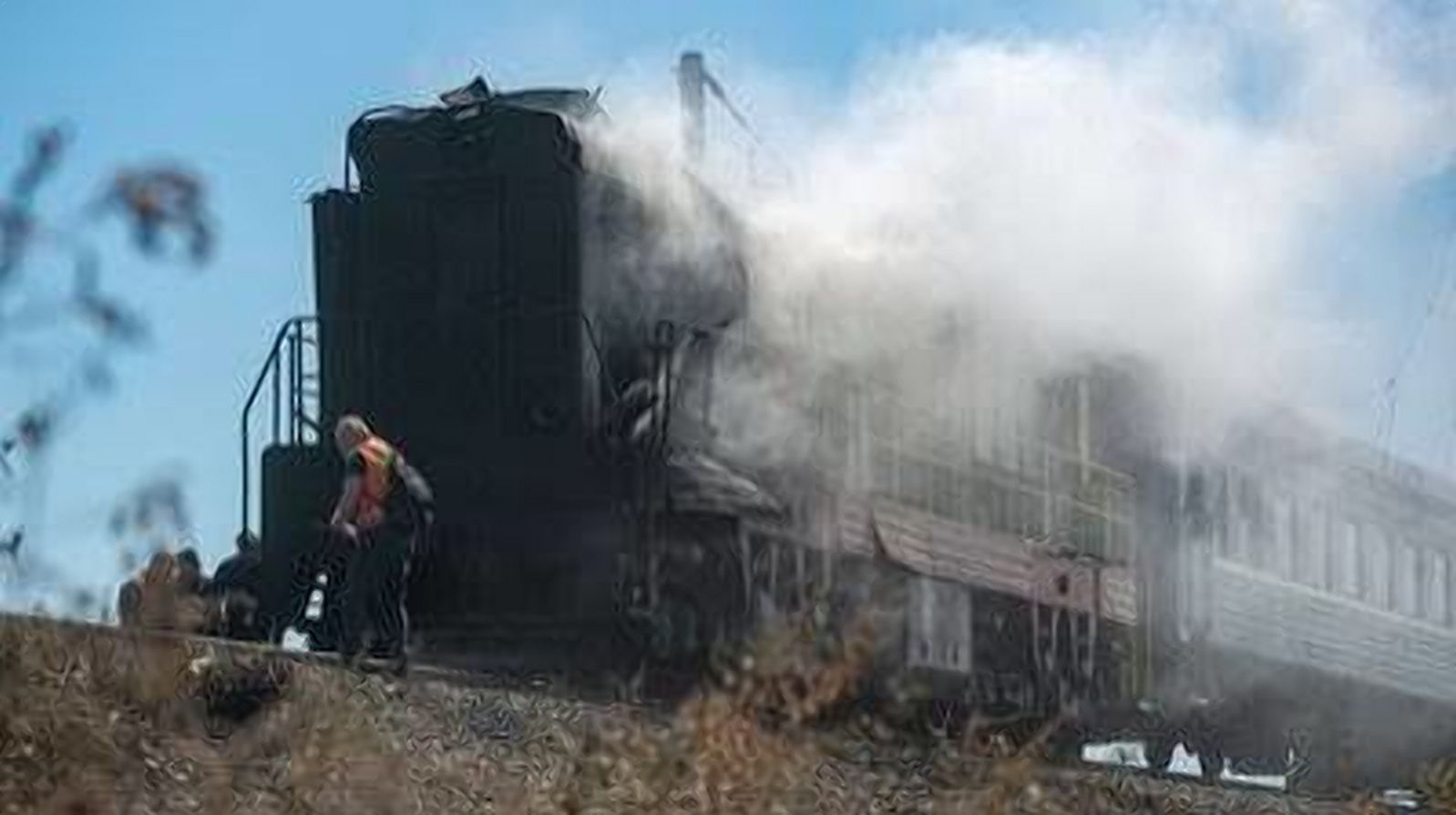 Реактивний шахед влучив у локомотив потяга Житомир — Одеса
