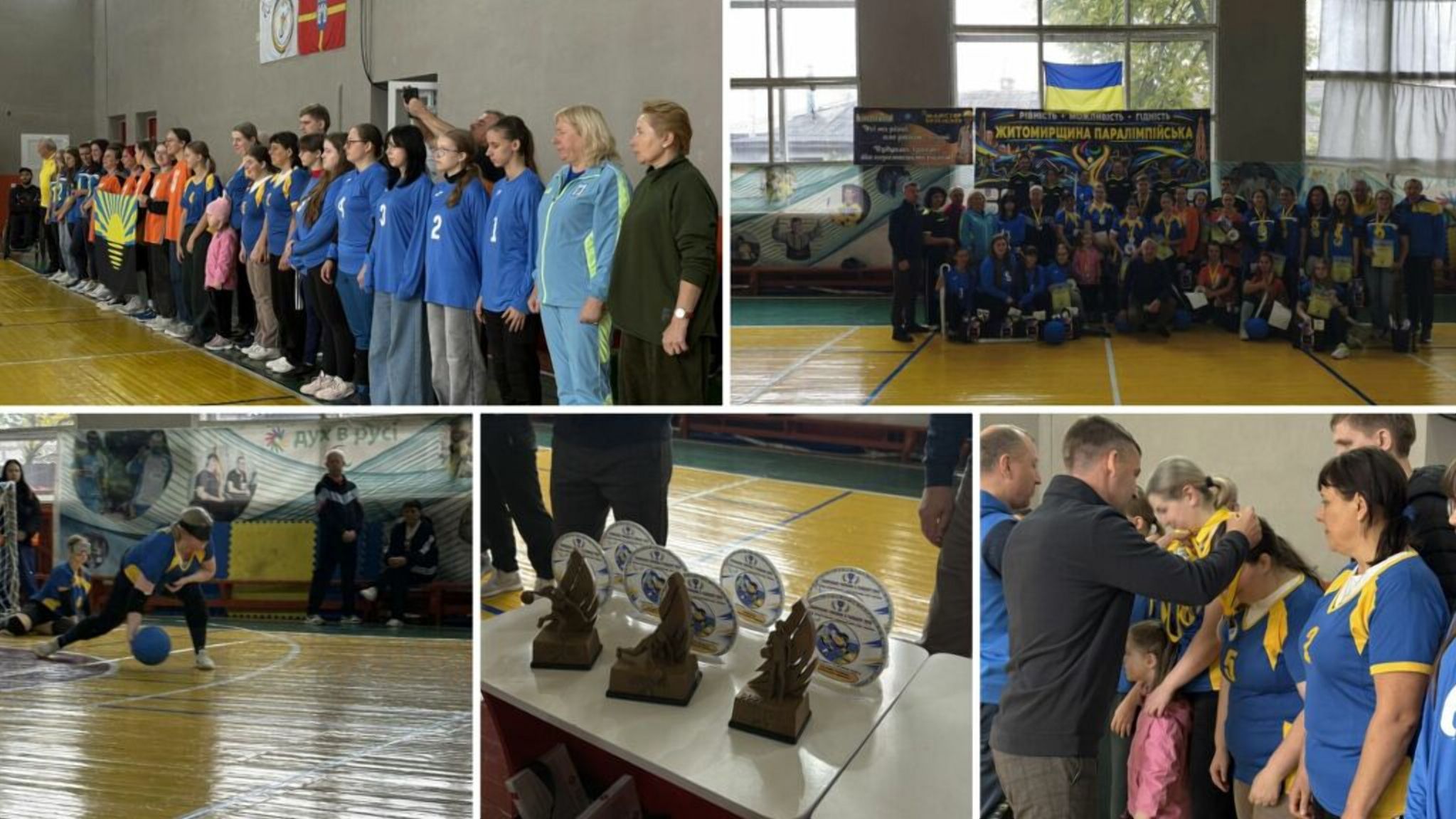 Житомирські голболістки здобули золото чемпіонату України