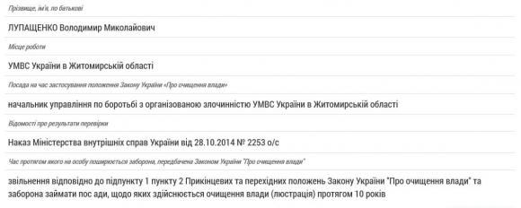 У Житомирській міліції відбулась «люстрація»?, фото №2 на сайті 20minut.ua